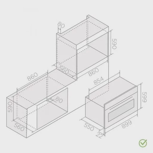 Электрический духовой шкаф Elica VIRTUS MULTI 90 TFT BL
